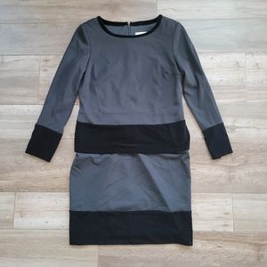 En Francais by Huey Waltzer Black Velvet Cocktail Dress Sz 12-EUC Vintage